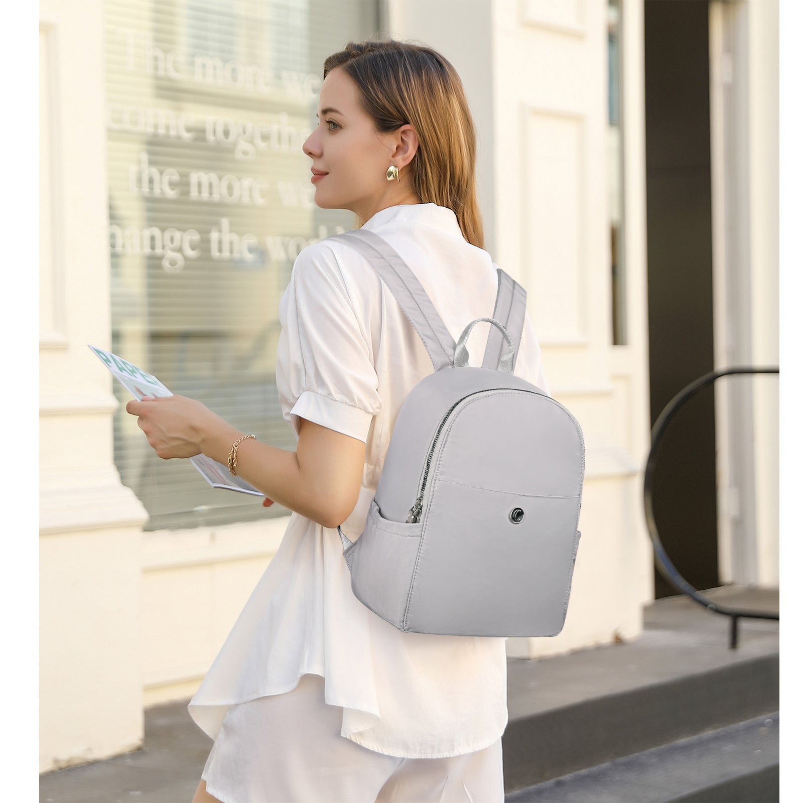 Small Backpack Purse for Women Girls Mini Nylon Daypack Multifunction  Travel Shoulder Bag - Walmart.com